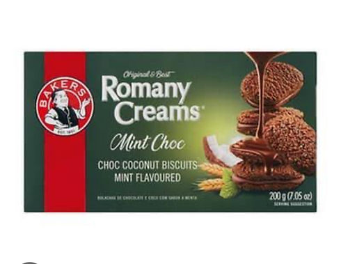 Romany creams - Mint flavour 190g