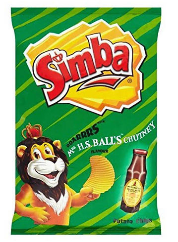 Simba chutney chips 120g