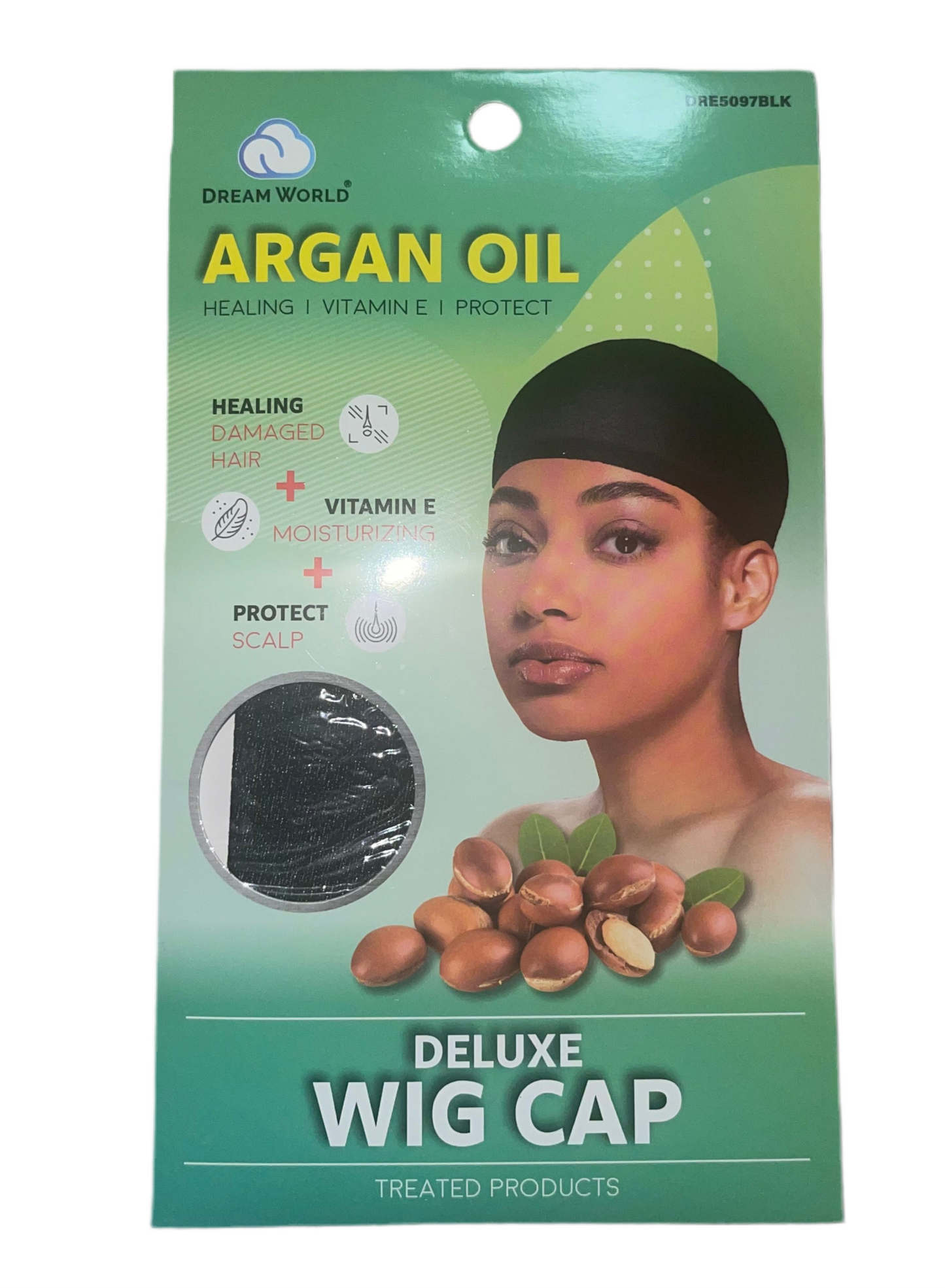 Argan oil infused Wig Cap twin pack