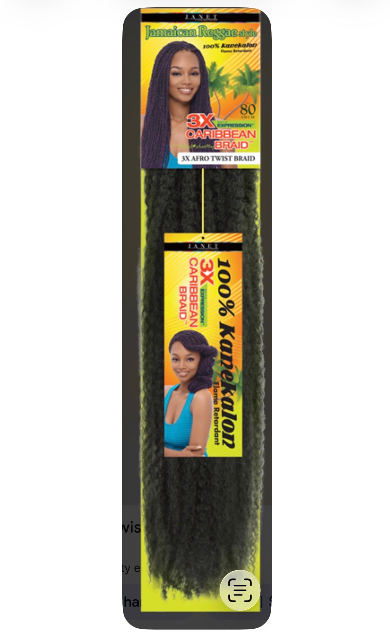 Jamaican Afro Twist Braids - colour 4