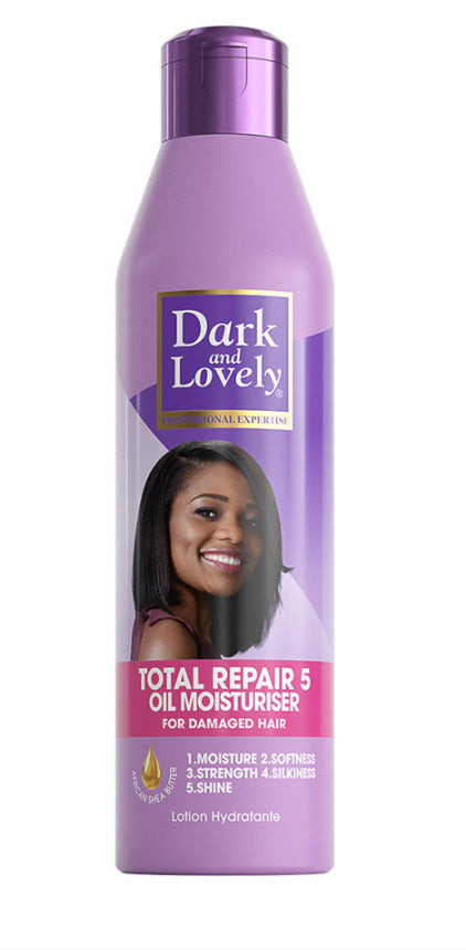 Dark and Lovely Total Repair 5 Oil Moisturiser for Damaged Hair 250mL