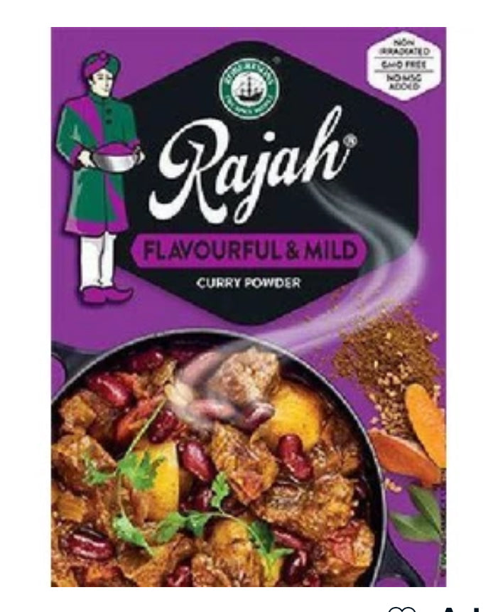 Flavourful & mild rajah curry powder