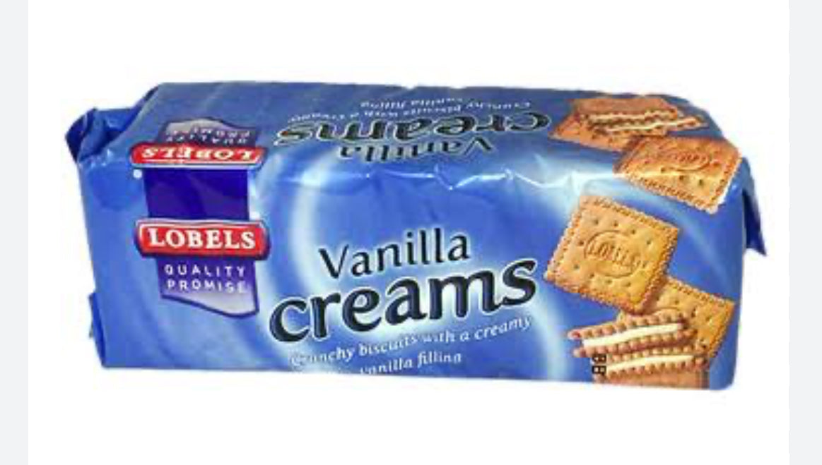Lobels vanilla creams 150g