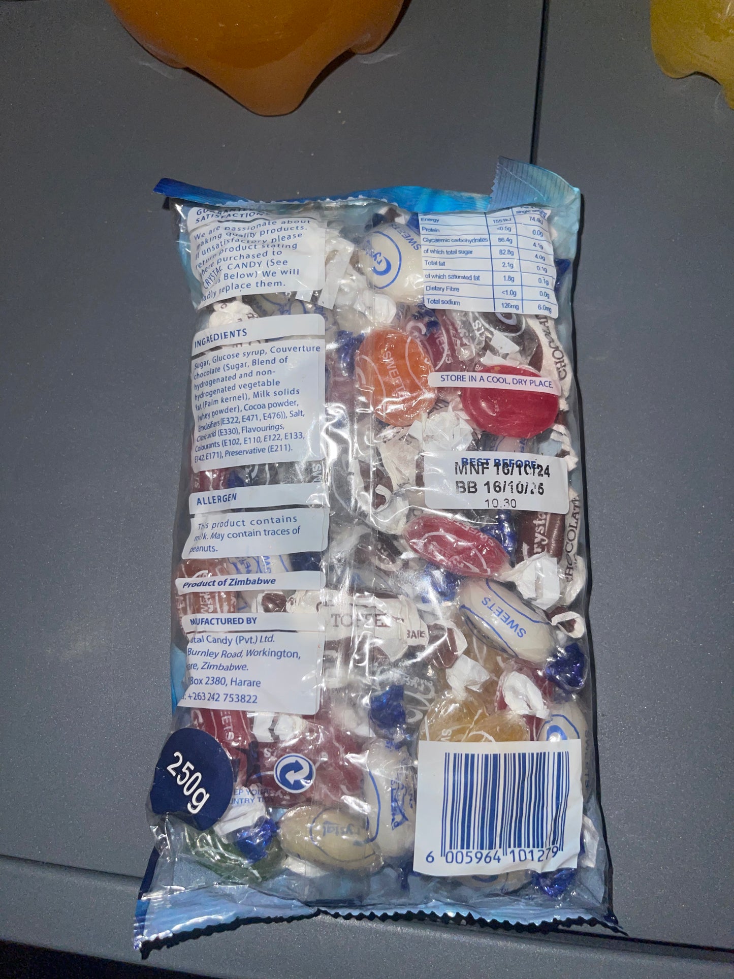 Top 10 assorted sweets (250g)
