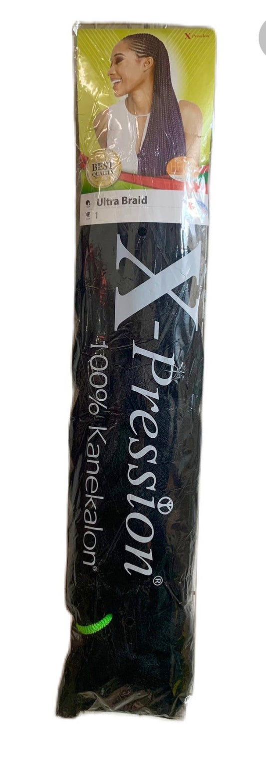 X-pression ultra braids colour 1