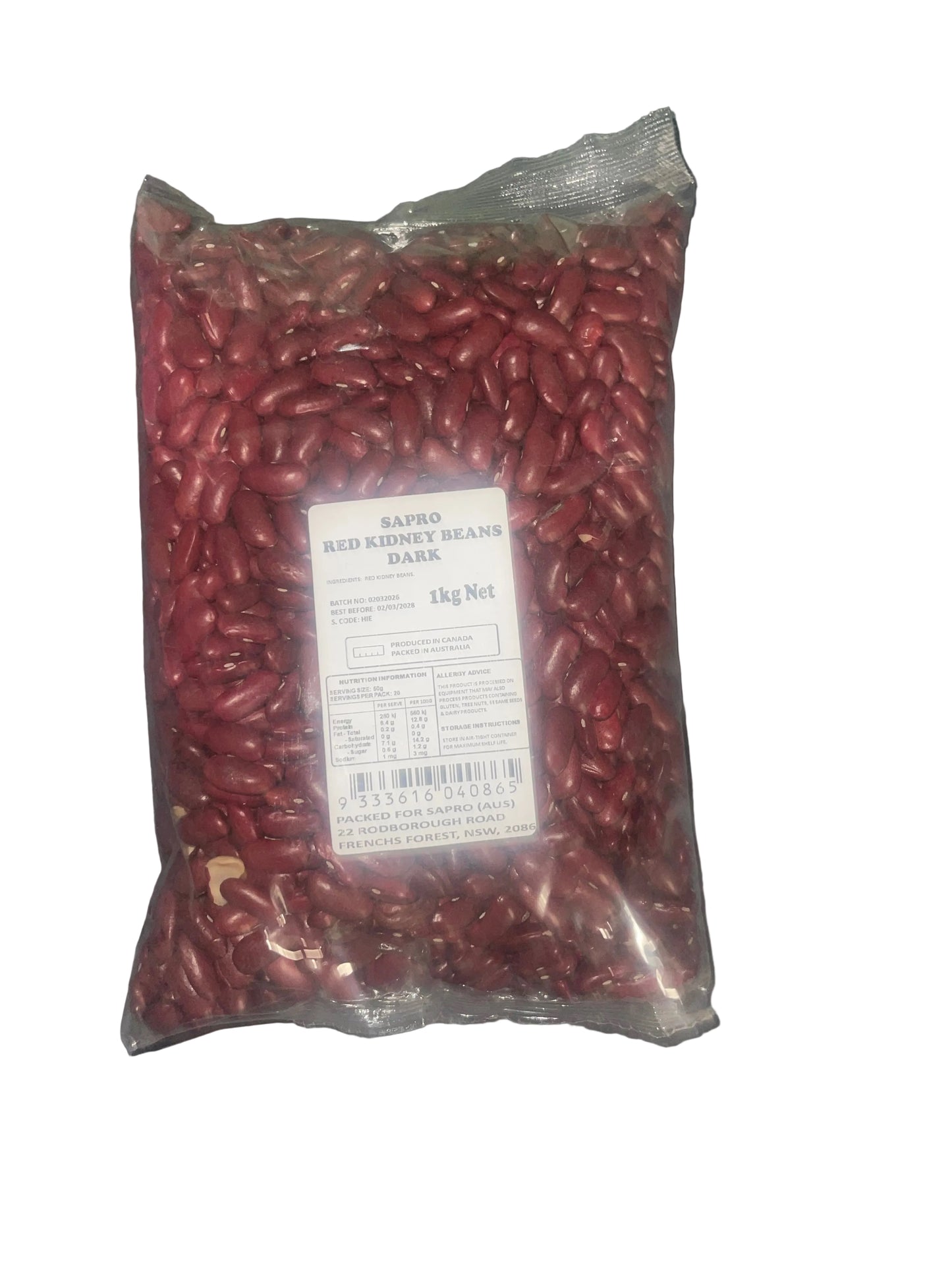 Red kidney beans DARK 1kg