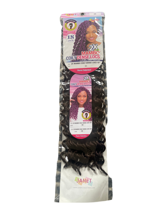 Mambo coily dense locs 18 inch colour -33