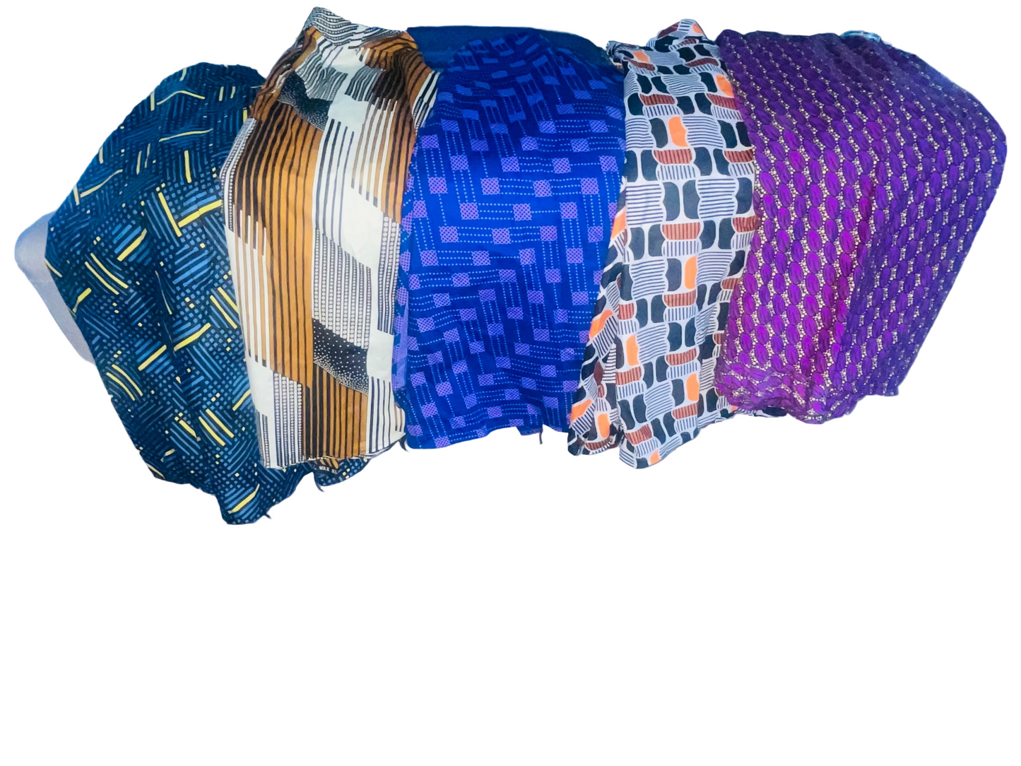 African print Wrap over skirts