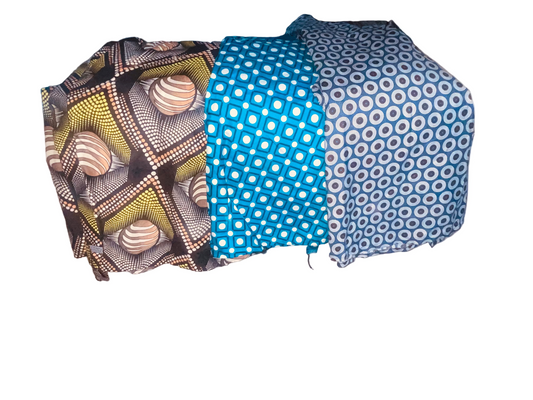 African print Wrap over skirts