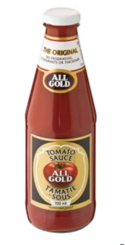 All gold tomato sauce 700mls