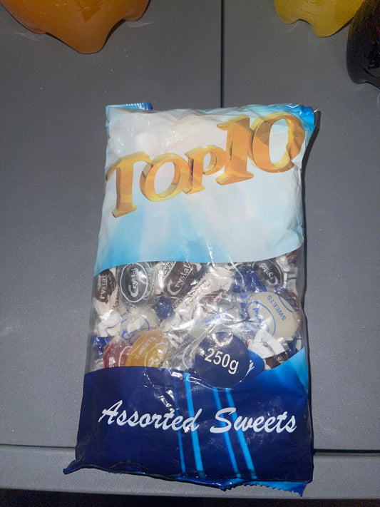 Top 10 assorted sweets (250g)